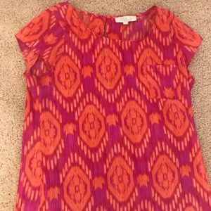 Ikat Cap sleeve Blouse